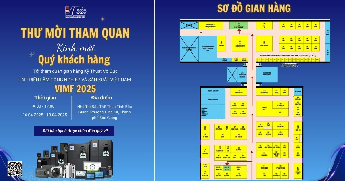 Kỹ Thuật Vô Cực kính mời quý khách tham dự triển lãm VIMF