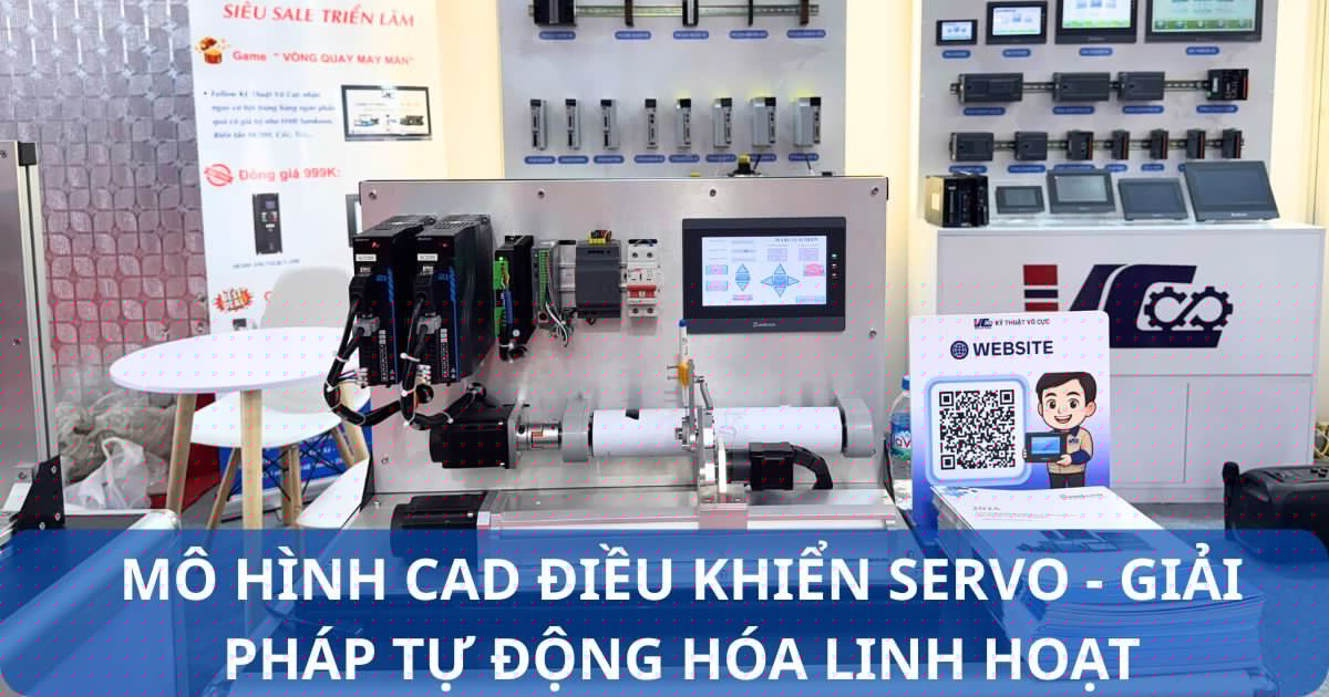 TRẢI NGHIỆM MÔ HÌNH CAD ĐIỀU KHIỂN SERVO