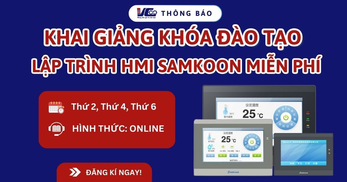KHÓA ĐÀO TẠO LẬP TRÌNH HMI SAMKOON MIỄN PHÍ -