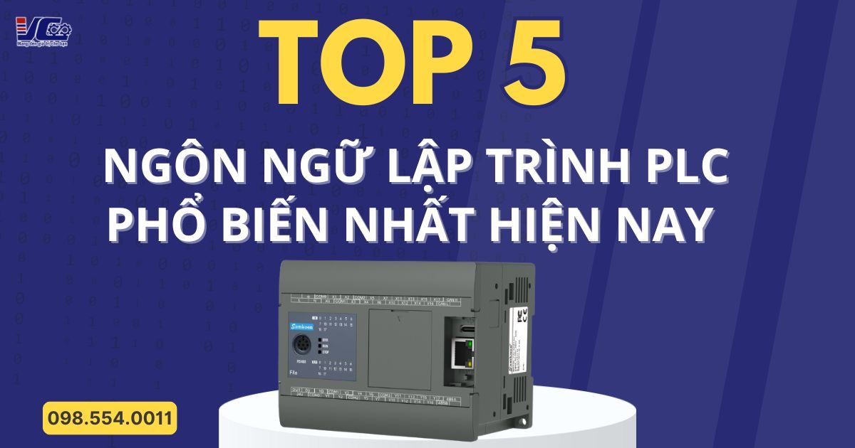 5 NGÔN NGỮ LẬP TRÌNH PLC PHỔ BIẾN HIỆN NAY