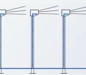 tủ điều khiển cho 6 cột phun sương