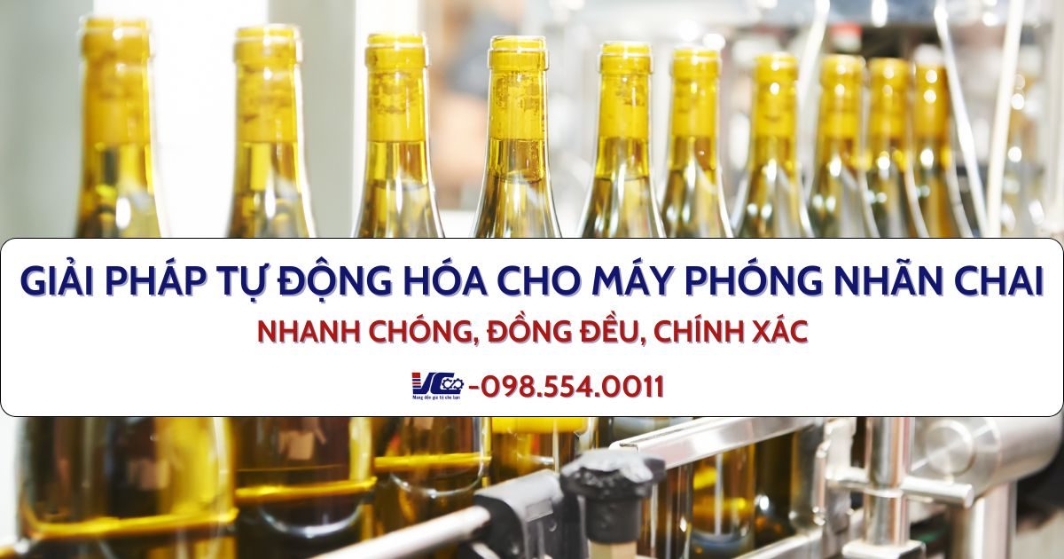 Với giải pháp tự động hóa máy phóng nhãn chai từ Kỹ Thuật Vô Cực, doanh nghiệp có thể đạt độ chính xác, đồng đều và tốc độ vượt trội trong từng công đoạn, giúp tối ưu năng suất và nâng tầm hình ảnh sản phẩm.