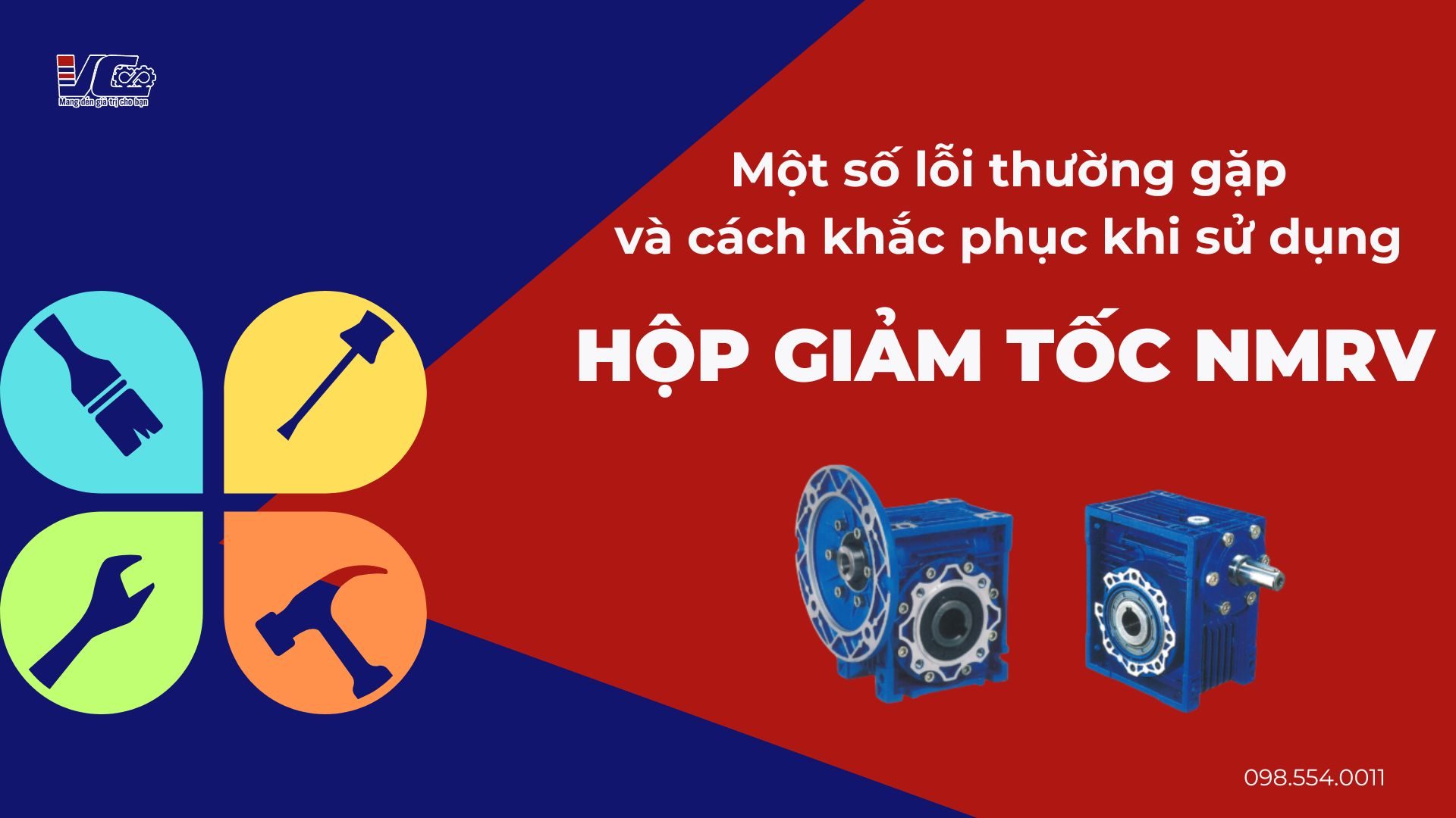 Một số lỗi thường gặp và cách khắc phục khi sử dụng hộp giảm tốc NMRV